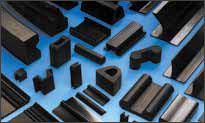 Assortment of different elastomer profiles