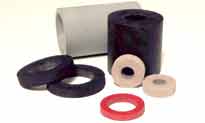 Lathe-cut and vulcanized rings made of NR, SBR, NBR, EPDM, CR, Silicone, Viton, FPM, FKM